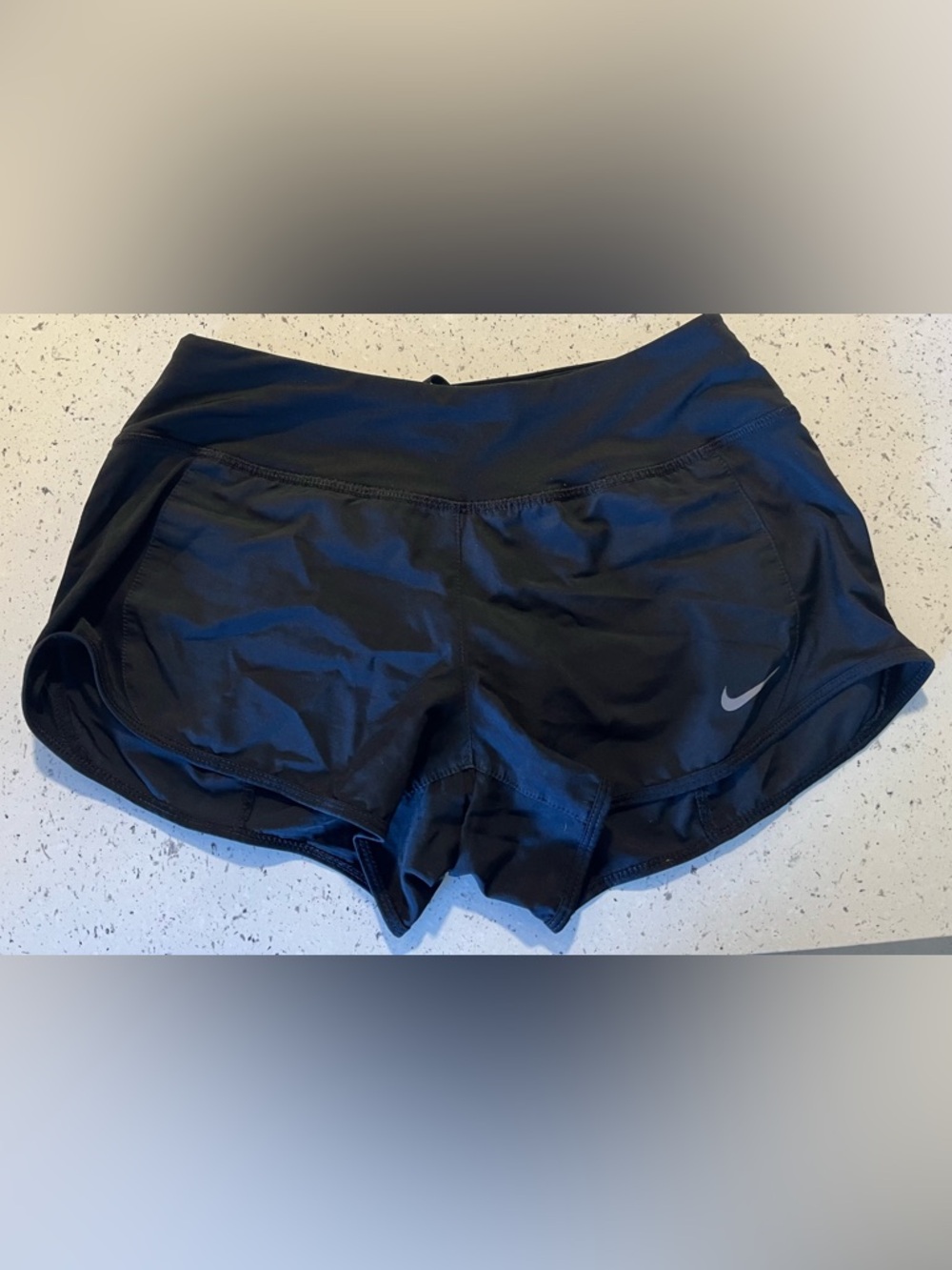 Nike Black Women's Athletic Shorts with Wide Waistband